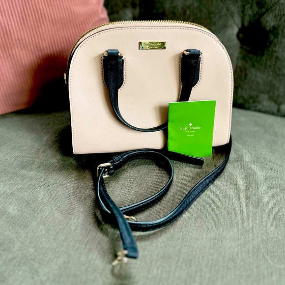 NWOT Kate Spade crossbody in blush and black - Picture 3 of 7